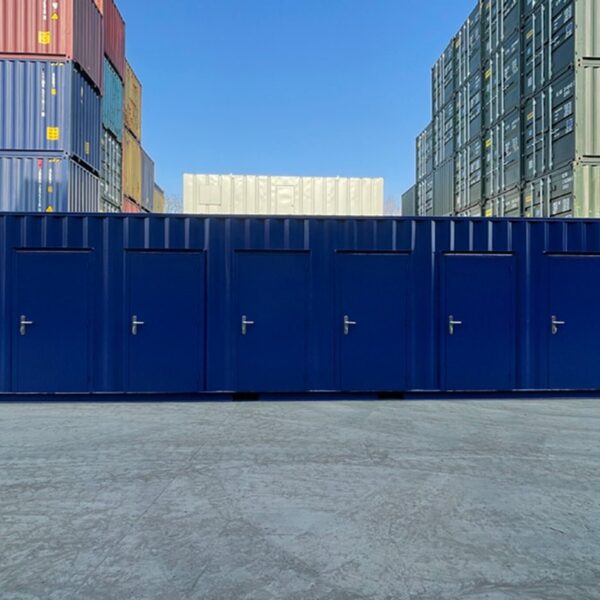 Container 40 Piedi High Cube "Multibox" – 8 Scomparti con Porte Pedonali (Self Storage)
