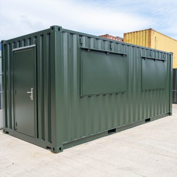 Container 20 Piedi Allestito "Chiosco Bar" – Coibentato con 2 Portelloni Vendita
