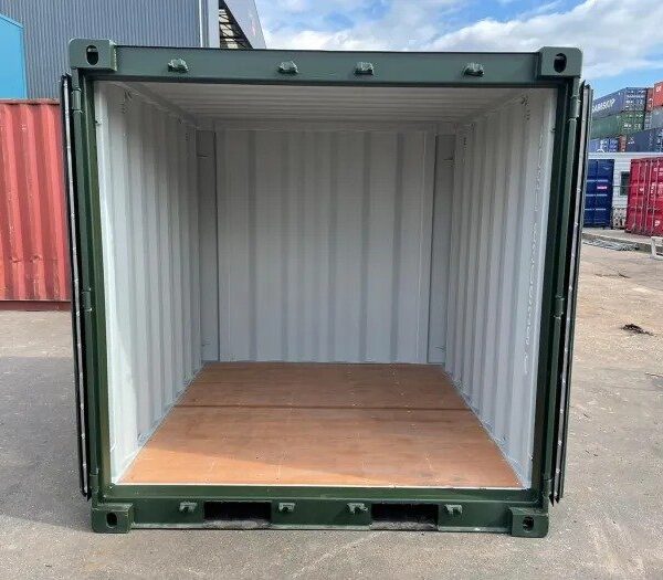 Container Magazzino 8 Piedi "Storage" – Verde (2,44m x 2,20m) Box Compatto