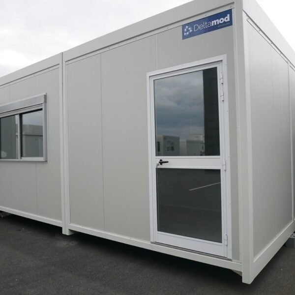 Modulo Prefabbricato 50mq (Doppio Accoppiato) – Ufficio Coibentato 80mm (8,24m x 6m)