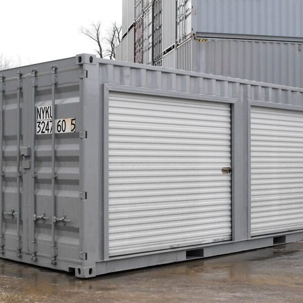 Container 20 Piedi Modificato con 2 Porte Avvolgibili Laterali (Riverniciato)